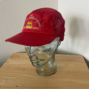 Hustler Sportfishing Hawaii Vintage 90s Trucker Cap Snapback